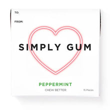  Simply Gum: Heart Box Peppermint Gum