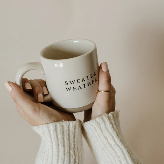 Sweater Weather Stoneware Coffee Mug