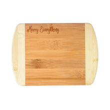  "Merry Everything" Bamboo Bar and Cheese Board