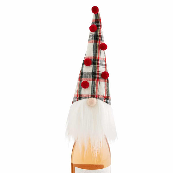 White Gnome Wine Bottle Topper