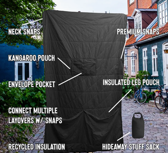 Wholesale Layover™ Travel Blanket (Insulated & Packable) – Custom