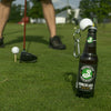 The BeerWedge, Golf Ball Bottle Opener made from a REAL Golf Ball