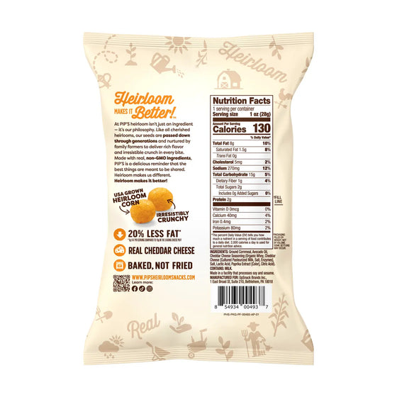 Pipcorn Cheeseballs 1 oz