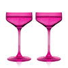 Reserve Nouveau European Crystal Coupes - Berry - Set of 2