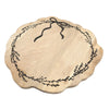 Engraved Wreath Wood Board
