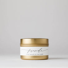  Fireside : Tin Soy Candle ( Fall Winter Holiday Christmas )
