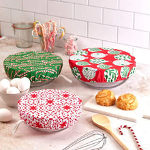  Scandi Ornaments Cotton Dish Covers Set of 3