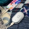 Electronic Hand Warmer + Power Bank : Platinum