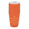 Gold Foil Frost Cups - Eat Drink and Be Thankful - Set of 8