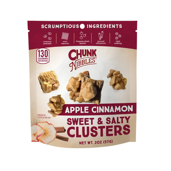Apple Cinnamon Chunk Nibbles 2oz Snack Pack