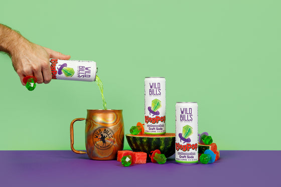 Wild Bill's Ring Pop Soda Watermelon Pure Cane Sugar