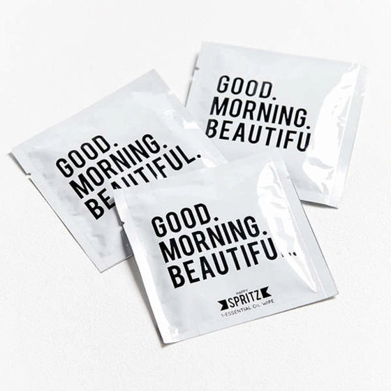 Good Morning Beautiful Essential Oil Towelette