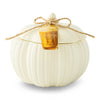 Sweater Pumpkin Shaped Ceramic Candle with Lid