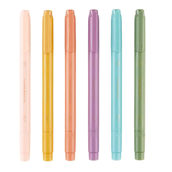 Dual-Tip Highlighters 6 Pack