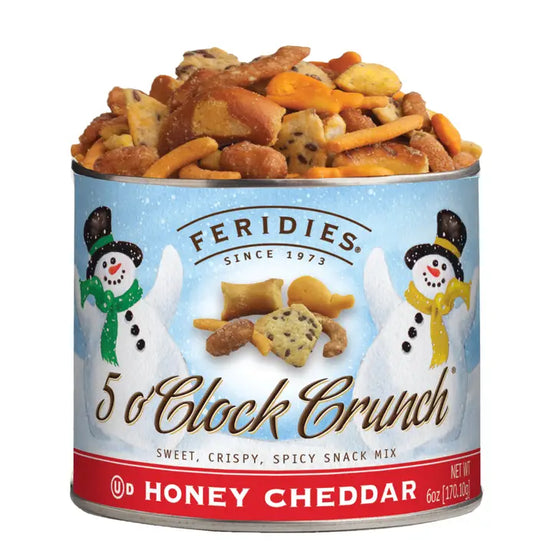 6oz Feridies 5 O'Clock Crunch Holiday Tin