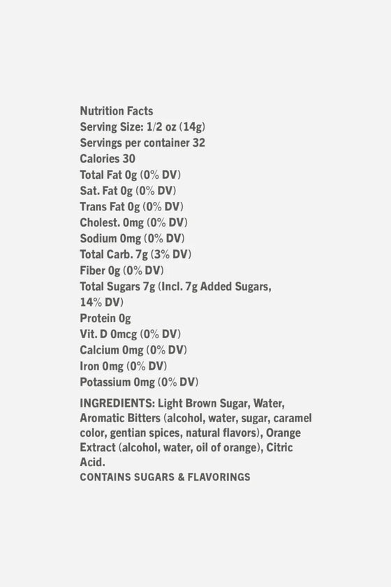 Old Fashioned Crafted Cocktail Mixer 16oz