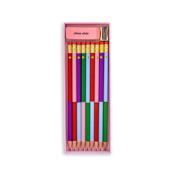 Kate Spade Colorblock Pencil Set