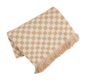 Checkered Woven Cotton Blanket