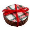 Tartan Lacquer Coaster Set