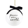 Glass Ornament - Peace On Earth