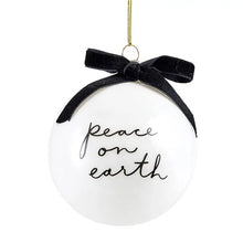  Glass Ornament - Peace On Earth