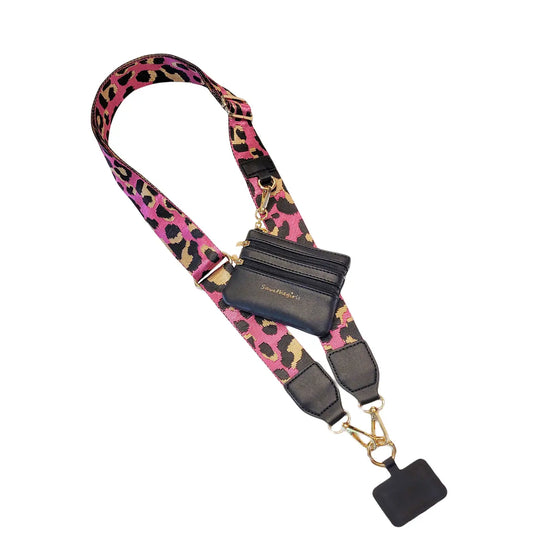 Clip & Go Crossbody Strap W/Zippered Pouch