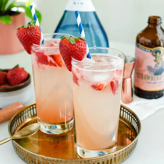 Strawberry Lemon Lime Cocktail Mixer 12oz