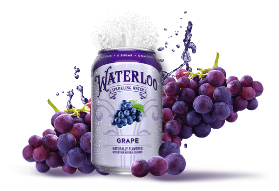 Waterloo Grape Sparkling Water  oz.