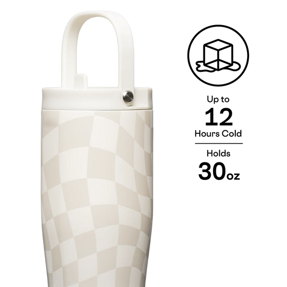 Go Cup XL - 30oz Wavy Checkerboard-Corkcicle
