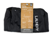  W+W Set of 5 Travel Organizer Bags - Black
