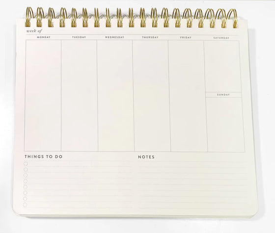 The Weekly Plan Desk Planner