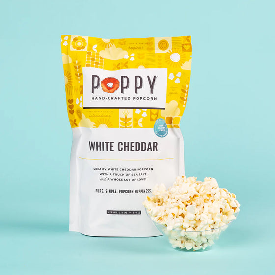 Poppy White Cheddar Popcorn Market Bag