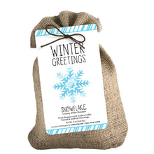  Winter Greetings Coffee in Burlap Bag