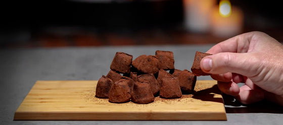 Christmas Cocoa Powdered Truffles