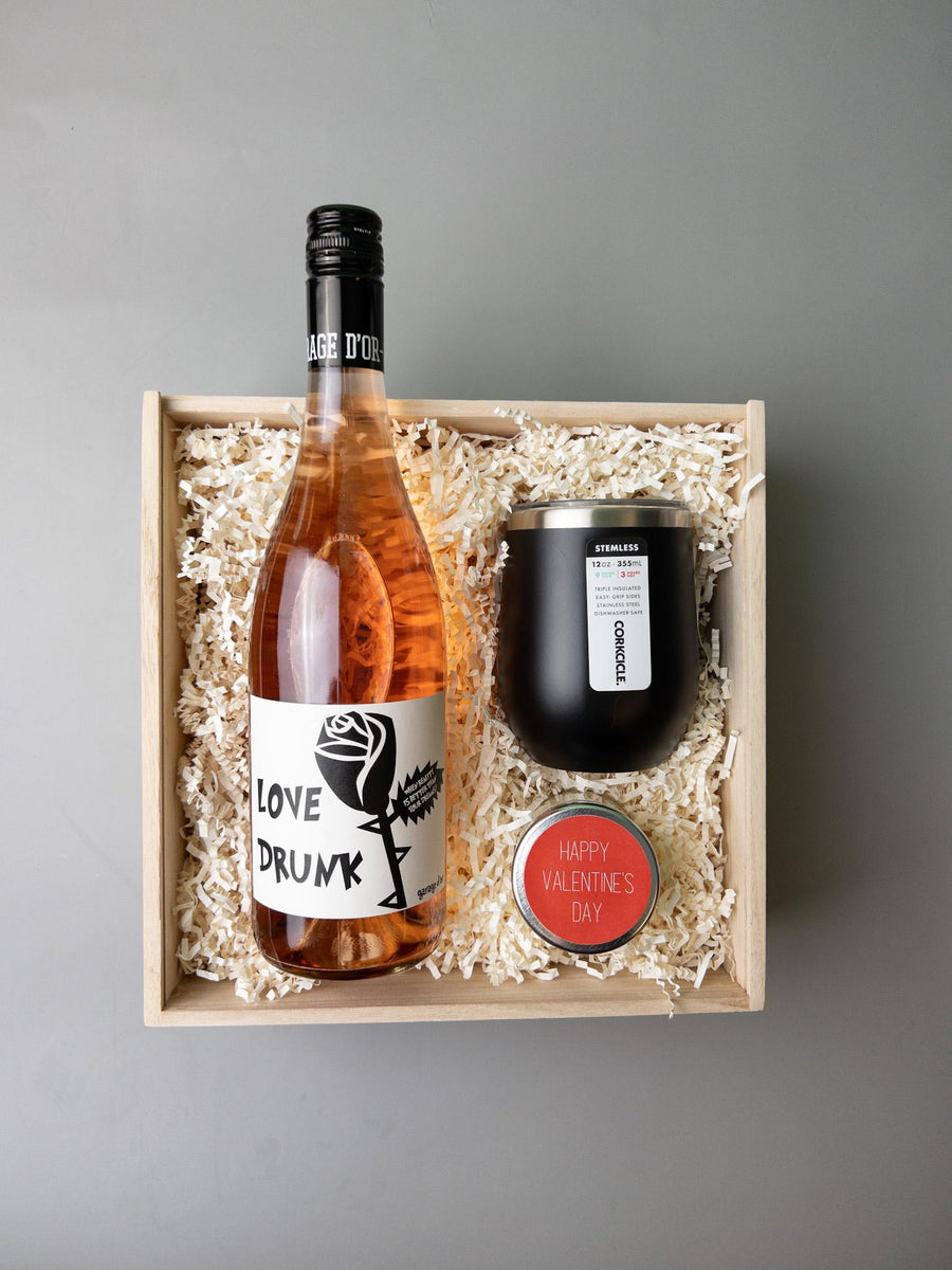 Love Drunk Wine Valentine's Day Box Cheers in a Box
