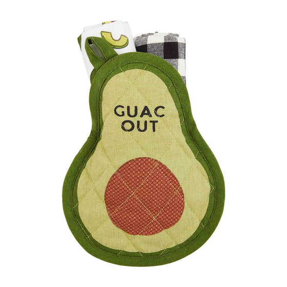 Guac Out! Avocado Oven Mitt & Towel Set