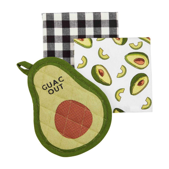 Guac Out! Avocado Oven Mitt & Towel Set