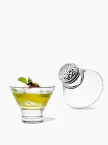  8 oz Stemless Martini Glass