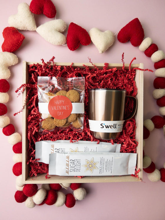 Valentine's Day Coffee & Cookies Box