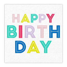  5" Napkin - Happy Birthday - 20ct