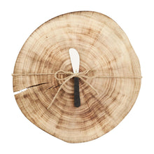  Wood Slice Board Set
