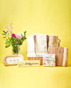 Mother's Day Basket Tote & Picnic Gift Set