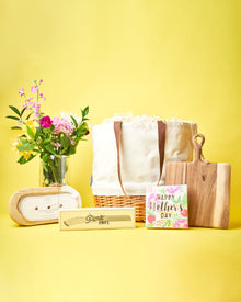  Mother's Day Basket Tote & Picnic Gift Set