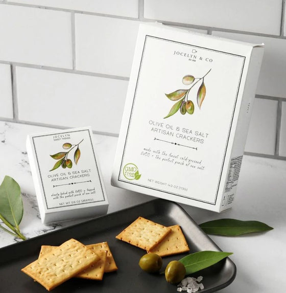 Olive Oil & Sea Salt Mini Crackers