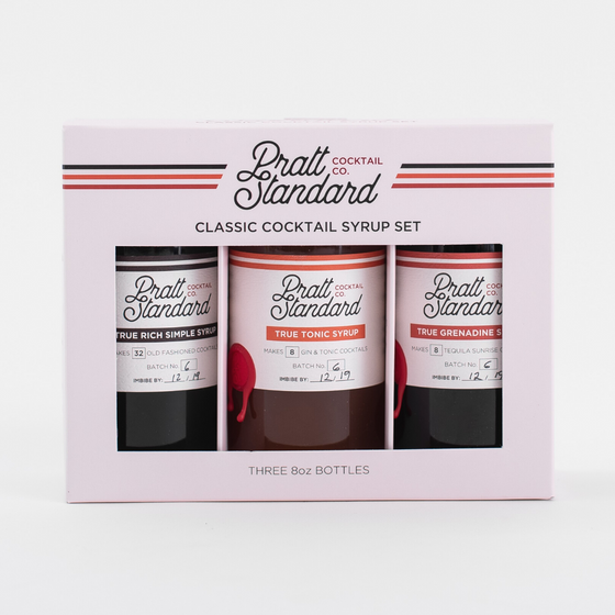 Pratt Standard-Cocktail Syrup Trio