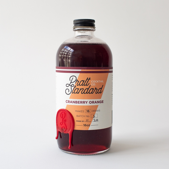 Pratt Standard 8 oz. Cranberry Orange Cocktail Syrup