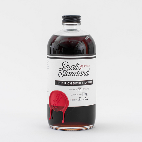 Pratt Standard 8 oz. Rich Simple Cocktail Syrup