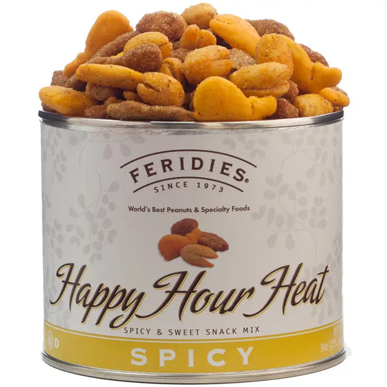 9oz Tin Happy Hour Heat Snack Mix