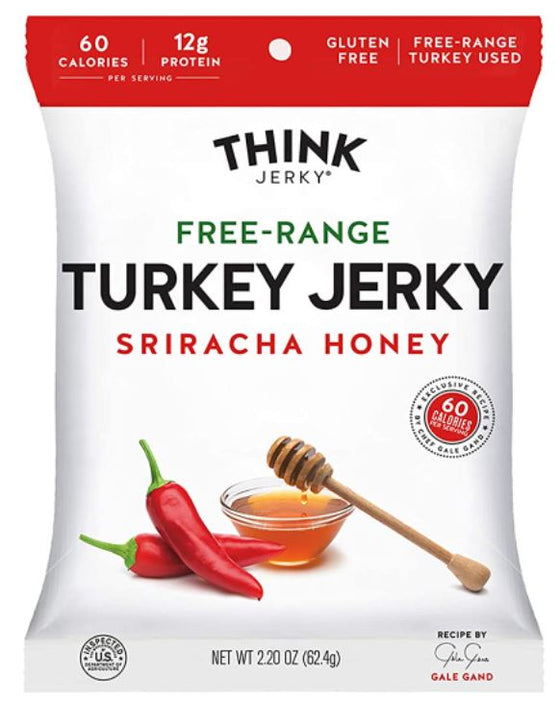 1 oz bag of Sriracha Honey Turkey Jerky
