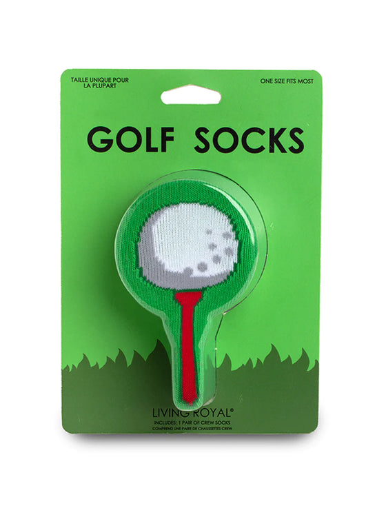 Golf Crew Socks by Living Royal